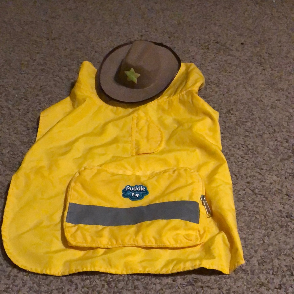 Puddle Pup Dog raincoat L